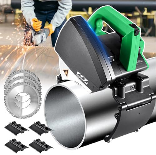Tagliatubi automatico per acciaio e plastica, utensile manuale con lame in acciaio inox, ideale per lavori di taglio pesanti