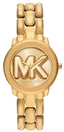 Michael Kors Phoebe dam 36 mm guldton rostfritt stål klocka, MK4923