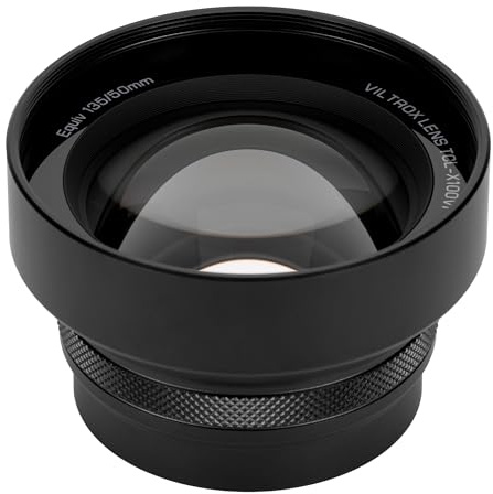 VILTROX Telekonverter, 1,4X TCL-X100 VI Autoerkennung Telezusatzobjektiv für Fujifilm X100VI X100V X100F Kamera, Schwarz