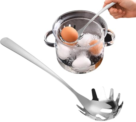 Spaghettisked, spagettisked i rostfritt stål, mångsidig kökshjälp, sil, matlagning, middag, buffé, fam