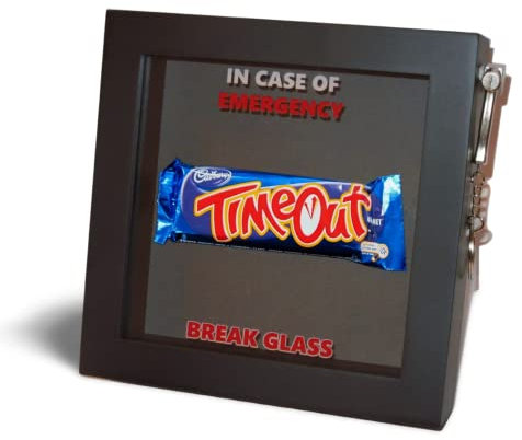 Scatola regalo di emergenza, divertente presentazione in 3D, con cornice regalo per una pensione, divertente lasciare, buona fortuna, amico, collega d...