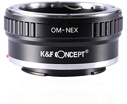 K&F CONCEPT OM-NEX Fit Pro Objektiv Adapter für Olympus OM Objektiv auf Sony NEX (E-Mount) Kamera Sony NEX-3 NEX-3C NEX-3N NEX-5 NEX-5C NEX-5N NEX-5R NEX5T NEX6 NEX7 a6000 a5000 a3500 a3000 Alpha