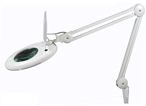 Lampada da Tavolo Professionale a 60 LED con Lente di Ingrandimento 5D [Classe di efficienza energetica A++]