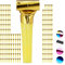 Relaxdays 150 x Partytröten, Luftrüssel Kinder, Tröten Kindergeburtstag, Party Pack Krachmacher, Blasrüssel, Gold