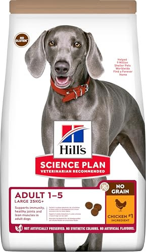 Hill S Science Plan No Grain Adult Large Breed mangime Secco Gusto Pollo 12 kg