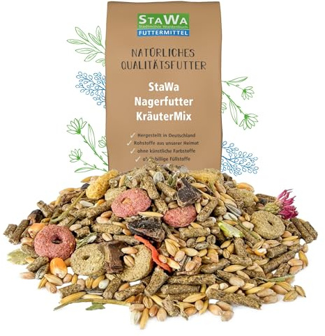 StaWa Nagerfutter KräuterMix mit 6 Kräutern, ohne Gentechnik, 10 kg