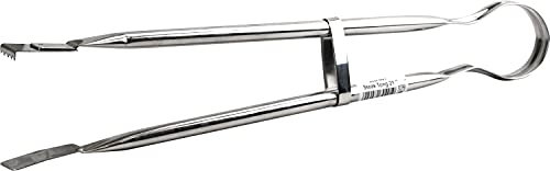 Long Handle Stainless Steel BBQ Steak Meat Tong Turner (21 (53cm))