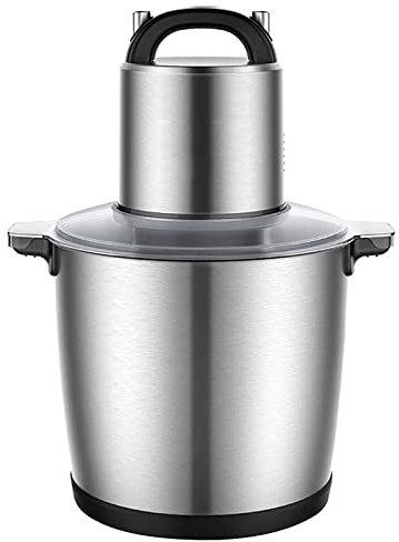CLING Hachoir à Viande électrique Bol en Acier Inoxydable 10L Poignée Portable Rapide et Lent 2 Vitesses pour Viande Légumes Fruits Noix 1000W