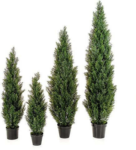 artplants.de Künstlicher Zeder REVATI, crossdoor, grün, 180cm - Künstliche Zypresse