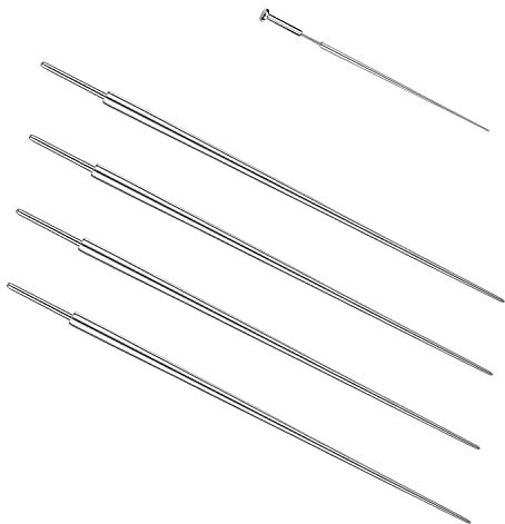 ZS 18/16/14G G23 Titan Einsatzstift Pin Taper für Nase Ohr Bauchnabel Lippe Gewindeloses Piercing Schmuck Set, 4Pcs Pushin Körperschmuck (18G)