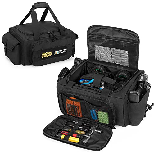 GOBUROS RC Storage Bag for 1/14, 1/16 and 1/18 Car, RC Carry Case with Tool pockets for Easy Storage and Transport (Patent Design)