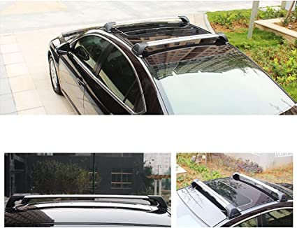 Relingträger für Audi A4 4 door Sedan 2013-2017 Dachträger Gepackträger, Aluminiumlegierung, Dachgepäckträger Fahrrad Kajak Trägerhalter