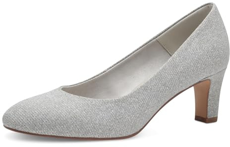 Tamaris Damen Pumps Vegan metallic 38
