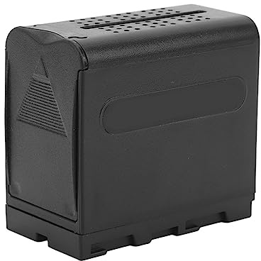 Lot de 6 Piles AA, Boîtier de Support de Piles AA Universel, Piles NP F970 pour Panneaux D'éclairage Vidéo LED, Moniteurs, Pratique à Emporter et à Utiliser