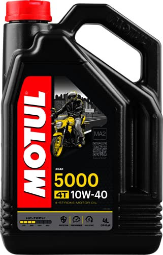 Aceite Lubricante para Motor de Moto 4T 5000 10W40 4L + un Exclusivo Libro pdf sobre Motos Escrito por el tudetic Team TUDETIC-PDF-104056