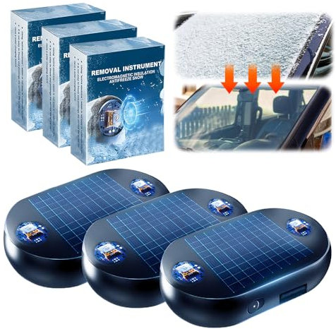 ComedyKing Chauffages Cinétiques Moléculaires pour Dégivrage Voiture Pare Brise, Dégivreur Pare Brise, Mini Chauffage Cinétique Portable Dégivrage Et Antigel Efficaces (3pcs)