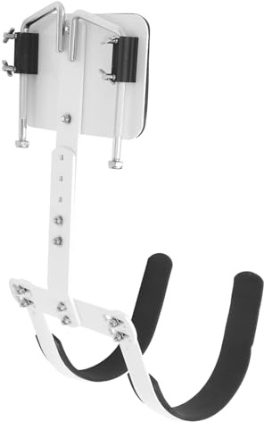 Verstellbarer Aluminium Rückrahmen für Snare Drum in Weiß | Schultergurt, Leicht zu Montieren und Zerlegen, Zubehör für Marschtrommel Begleitpercussion