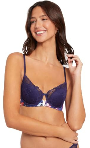 Morgan - Soutien-Gorge Ampliforme Coques moulées Alma - Bleu - 90A - Femme