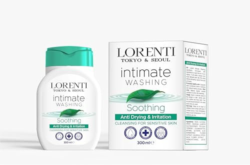 LORENTI TOKYO & SEOUL Intimate Washing Soothing 300ml Damen | Intimwaschlotion | Sanftes Waschgel für Intimpflege und unerwünschten Gerüchen – Schützt vor Austrocknung und Reizung |