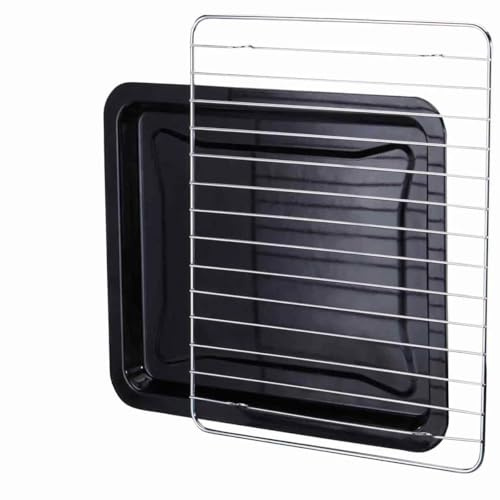 Cooks Professional Wire Rack and Baking Tray for 34L Mini Oven – Spare Replacement Part – Versatile Enamel-Coated Iron Tray & Stainless Steel Rack