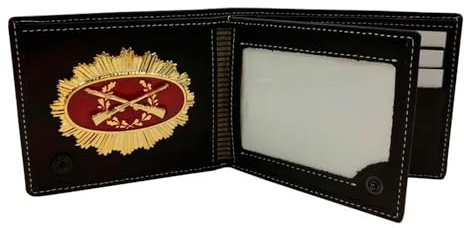 Piel Cabrera Cartera Porta Placa RFID con Broche, Negra, Cuero, Diseño Elegante, Múltiples Compartimentos para Tarjetas, Protección contra Robo de Datos