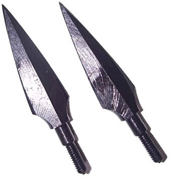 China Wildnis Jäger 6Pcs Bogenschießen Jagd Jagdspitzen Schraube Typ Pfeilspitzen Pfeil Tipps (Schwarz)