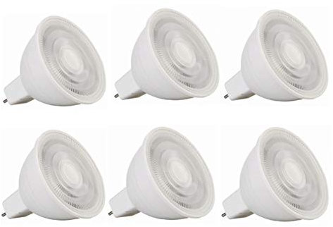 Wangqianli MR16 GU5.3 Lampadine LED Bulbs 24V, 5W (50W equivalenti) Bulbi per riflettori, Base BI-Pin a 24 Volt, GU5.3, 400-450LUMEN Lampadine Non dimmerabili (6-Pack) (Colore : Cool White)