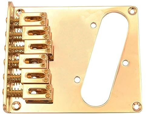 Telecaster modern 6 gesattelte Brücken Gold