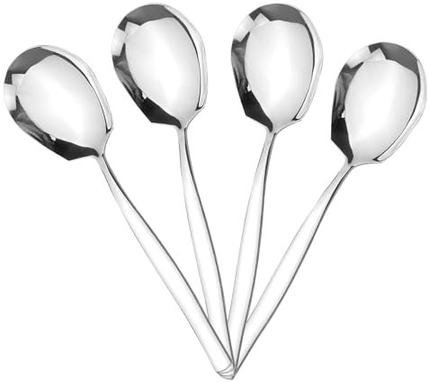 YapitHome 4 Stück Servierlöffel Groß,öffentliche Löffel,vorlegelöffel Edelstahl für Hotels Küche Buffet Bankett Partys zum Aufteilen von Gerichten Verwendet