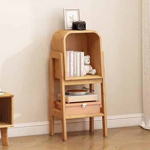 MARIYCH Libreria a Scaffale Aperto in Legno, Scaffale a Scala Stretta, Scaffale per Libri Multifunzionale per Home Office Soggiorno Camera da Letto Cucina, Supporto per Piante