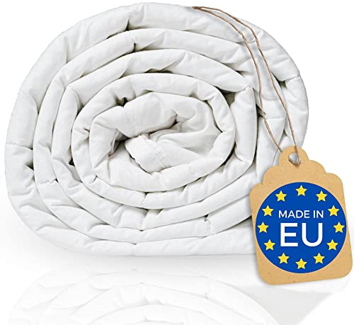 Amabeen Gewichtsdecke 135x200 cm 2kg - Waschbar - EU-Hergestellt - Therapiedecke aus Baumwolle