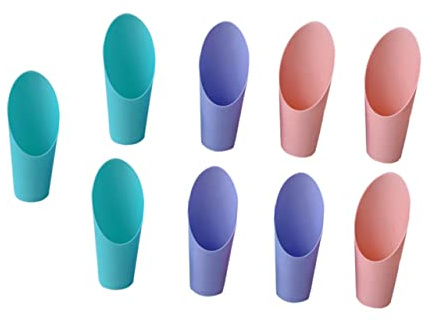 Sosoport Set 9 Pezzi Paletta in Plastica per Giardinaggio, Adatta per Piantare Fiori e Trapianto, Utensili per Orto e Giardino Multifunzione Colore Casuale