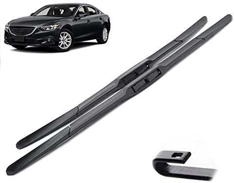 WILSEM 24+18 Front Wiper Blades Car Windshield Windscreen Front Window Wiper For Mazda 6 GJ1 GL MK3 2012-2017