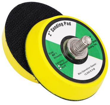 50mm/70mm Mini Orbital Air Sander, Small Pneumatic Random Orbital Sander with Hook and Loop Sanding Pads,M6 Thread Plate