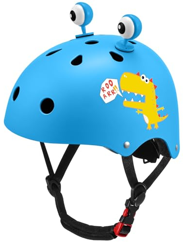Odoland Casco per Bicicletta per Bambini, Casco di Sicurezza Regolabile e Ventilato per Protezione in Più Sport, Adatto a Bambini dai 2 ai 4 Anni, per Ciclismo, Pattinaggio, Monopattino, MLS