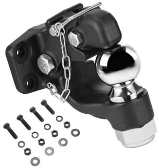 YVAAASIYC Gancho de pivote for Remolque 20000/30000 LB, combinación Ganchos Enganche 2-5/16 in, Compatible con Anillo luneta 2,5 a 3 in for camión(20000lbs)