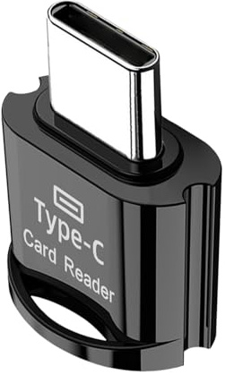 Lector De Tarjetas De Memoria - Adaptador De Tipo C 0.74 X 0.51 X 0.31 Pulgadas, TF De Alta Velocidad, Almacenamiento Plug and Play | Lector De Tarjetas Externo Portátil Para Smartphone, Ordenador