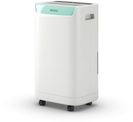 Olimpia Splendid 02622 Aquaria S1 14X - Deumidificatore 14L/giorno con serbatoio estraibile, display touchscreen, tripla filtrazione con HEPA, Wi-Fi integrato, per ambienti fino a 65 m³
