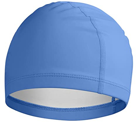 ERYUE Gorro de Natación Cómodo Gorro de Baño PU Impermeable Alta Elasticidad para Adultos, Función Protección, Natación Universal para Hombres, Mujeres y Niños, 1 (#2)