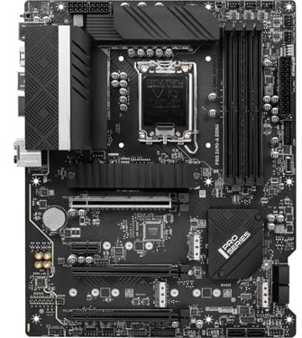 Cartes mères Fit for MSI Pro Z690-A WiFi DDR4 Carte mère Intel Z690 LGA 1700 128 Go 4×M.2 USB3. Support PCI-E 5.0 12ème génération I7-12700K I7-13700 CPU