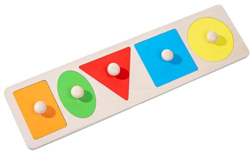 pussel i flera former | Geometriska matchande leksaker för småbarn - Shape Sorter Spel Förskoleutbildning Block Gift
