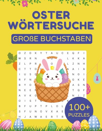 Oster Wörtersuche Großdruck: Große Buchstaben | 100+ Puzzles