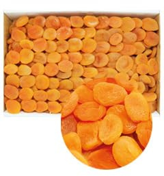 Albicocche Secche Formato Jumbo - Polpose, Senza Nocciolo e Ricche di Fibre - Formato 5kg