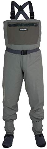 Compass 360 Kid's Stillwater Breathable Stockingfoot Youth Waders for Fly Fishing Outdoors
