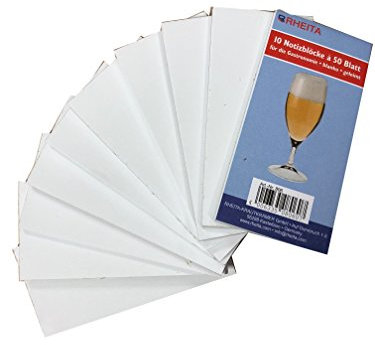 Kellnerblöcke 50 Stück á 50 Blatt blanko