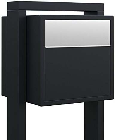 Boite aux Lettres, Design, Soprano noire/inox - Bravios