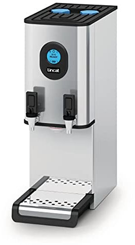 Lincat Automatic Twin Tap Water Boiler 17L with Screw Cap and Built In Descaling Function - Adjustable Water Temperature - 70�C to 98�C - EB6TFX