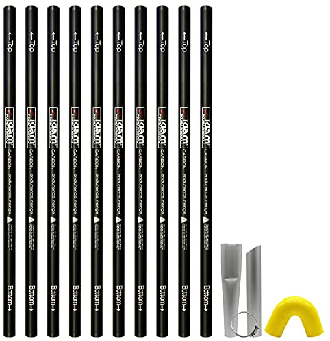 Equip2clean Gutter Cleaner Carbon Fibre Push-Fit Cleaning Pole Kit | 40ft | Lightweight Modular System | Designed Use with Gutter Vacuum | Equipment for Wet and Dry Elevated Exterior Cleaning Tasks