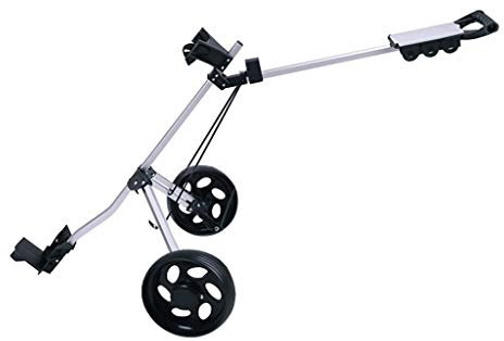 YGLONG Golf Trolleys Faltbares 2-Rad-Push-Pull-Golfwagen/Cup-Halter-Trolley-Swivel-Stahl-Licht im Freien Golf-Zubehör Golf Push Cart