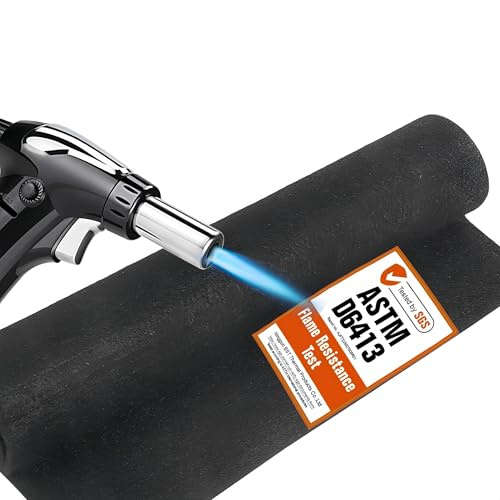 Welding Blanket Fireproof 20 x 24Inch | Heat Resistant Up To 1800°F | Flame Retardant Fabric Material Carbon Felt for Welders | Plumbers Cuttable 196mil